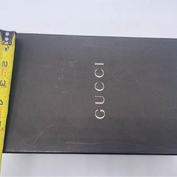GUCCI Genuine Black Shoe Box for Women’s Shoes and Sandals Size in Photos - Picture 5 of 6